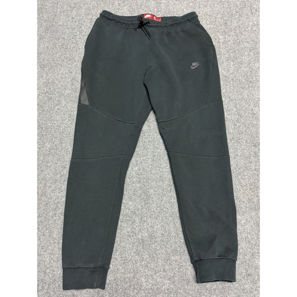 Nike Sportswear Tech Joggers Mens Large Black Fleece Sweatpants 805162-010